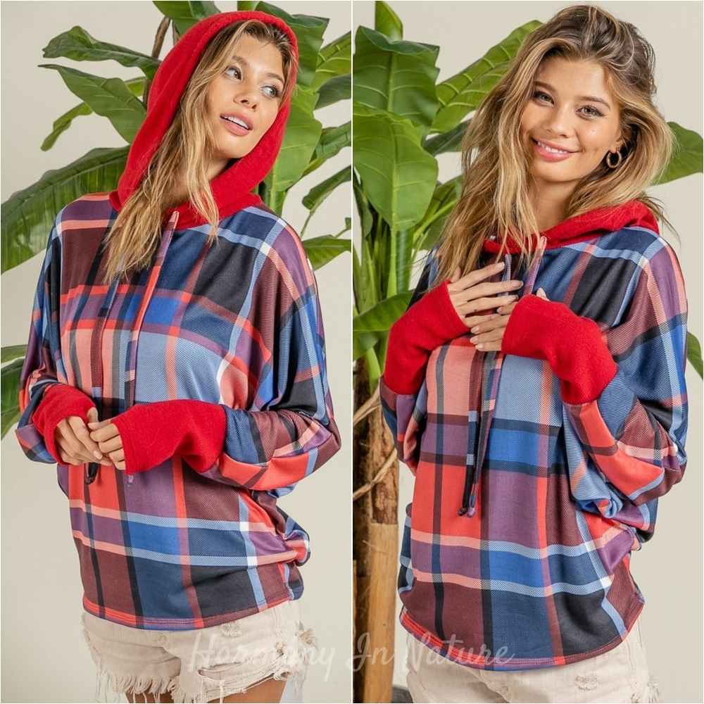 Weekend Woods Plaid Hoodie